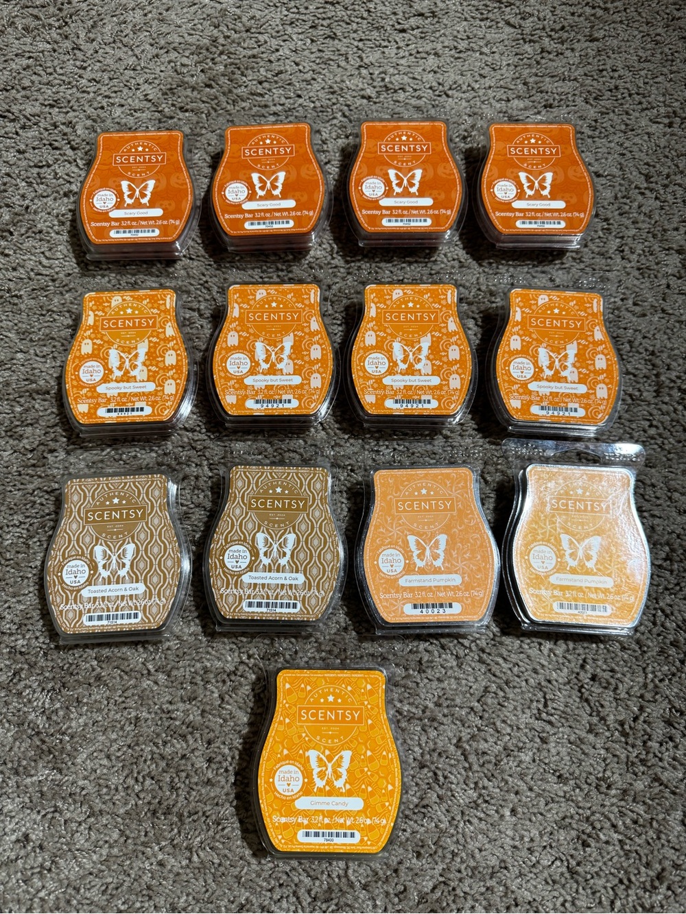 Scentsy fall scents wax melt pack NWT 13 pack Halloween